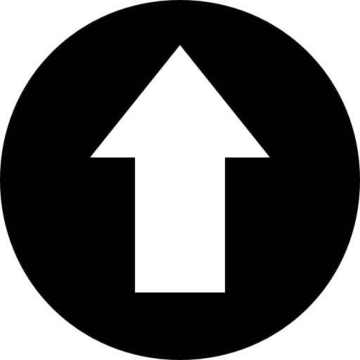 Upload arrow in a circle