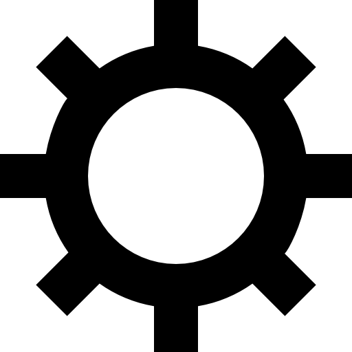 Monitor brightness, interface symbol