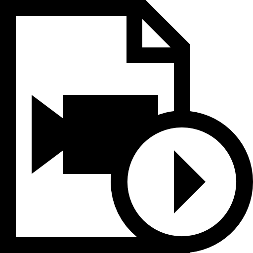 Video document run button