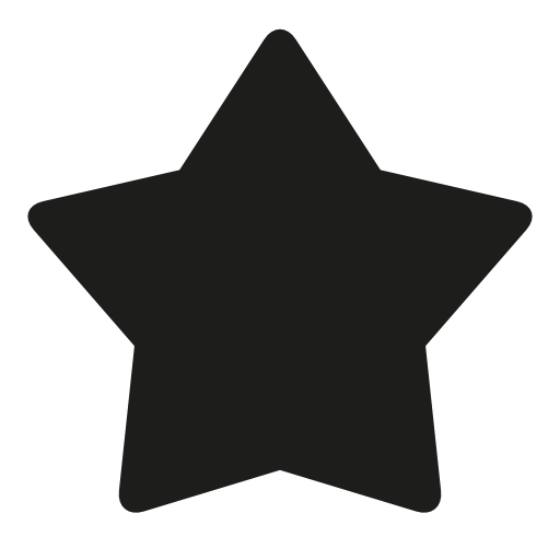Star black shape favourite interface symbol
