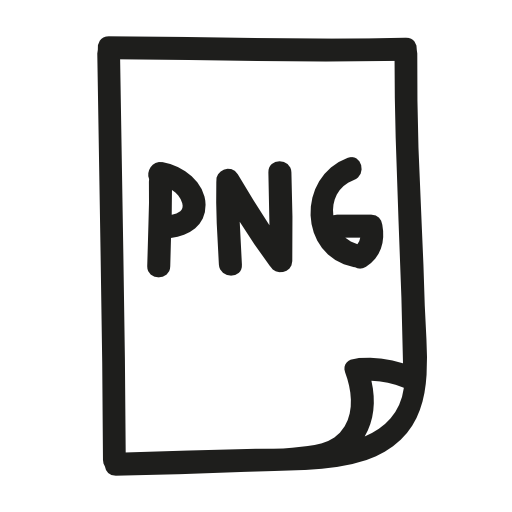 Png file hand drawn interface symbol
