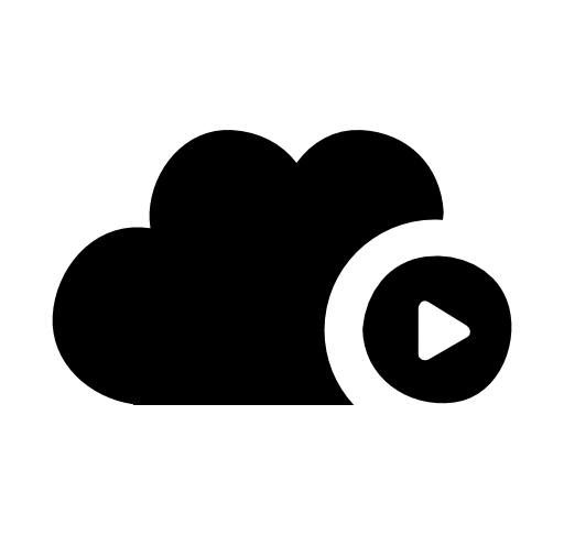 Cloud play interface symbol