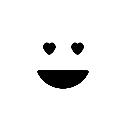 Happy emoticon smiling square