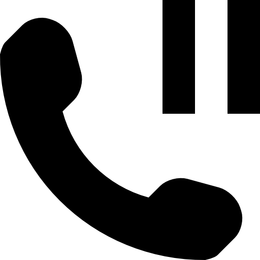 Phone waiting interface symbol