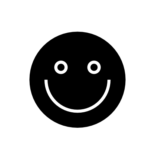 Emoticon smile, IOS 7 interface symbol
