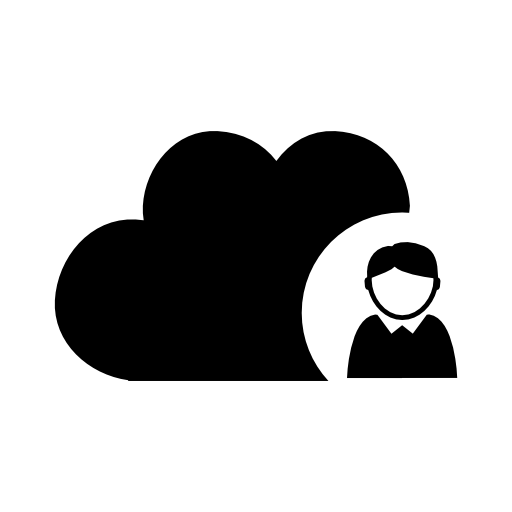 Cloud staff interface symbol