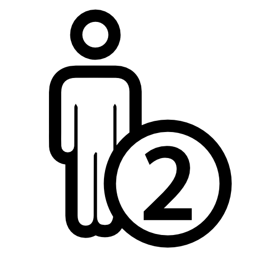 Two persons symbol
