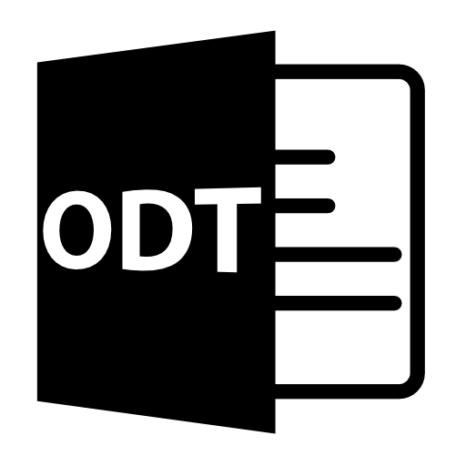 Odt file format symbol