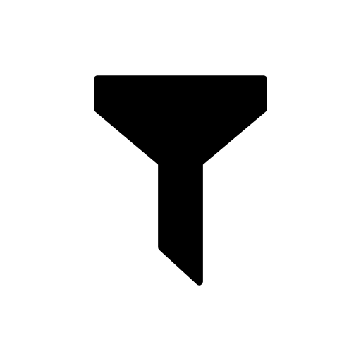 Filter black shape symbol