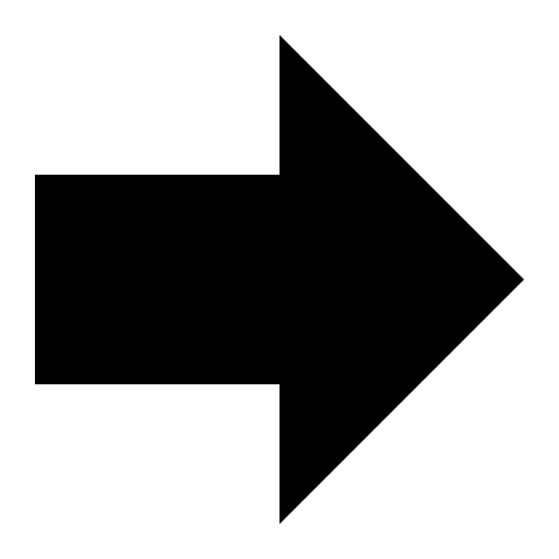 Arrow full shape pointing to right direction