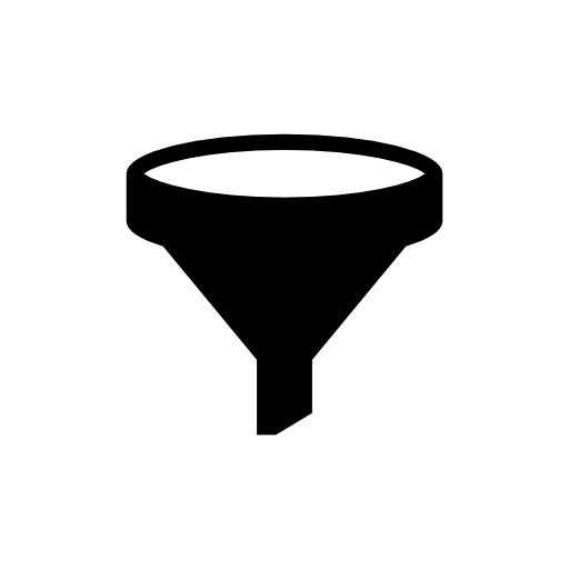 Funnel black shape
