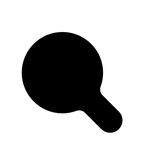 Black magnifying glass