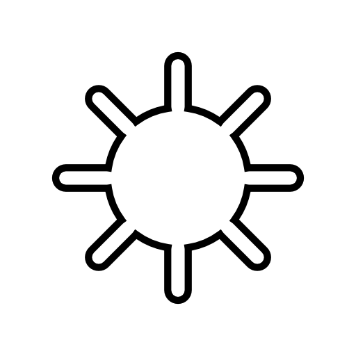 Sun, IOS 7 interface symbol