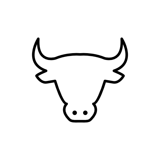 Cow head outline