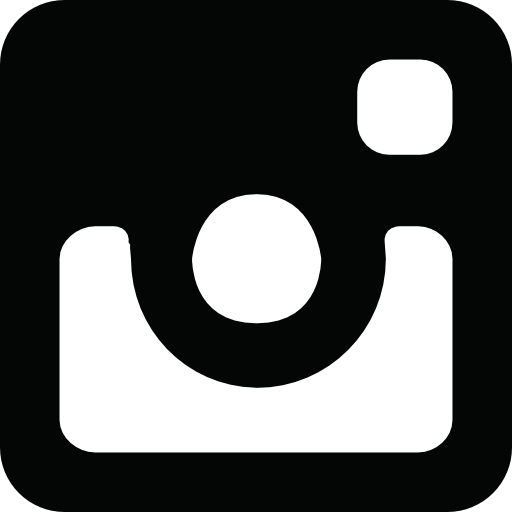 Instagram logo silhouette