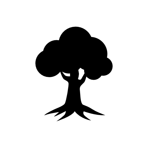 Royal oak homes logo of tree silhouette