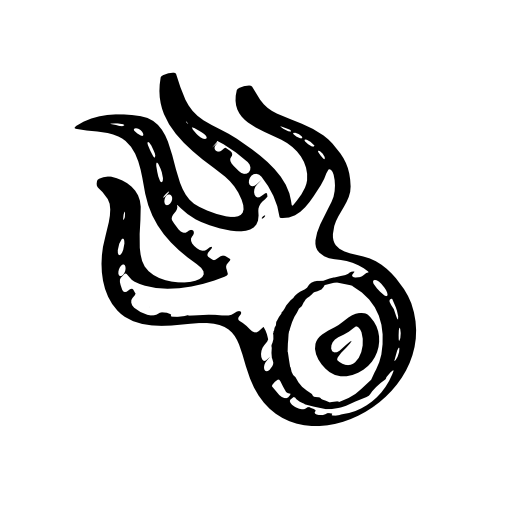 Squidoo sketched social logo