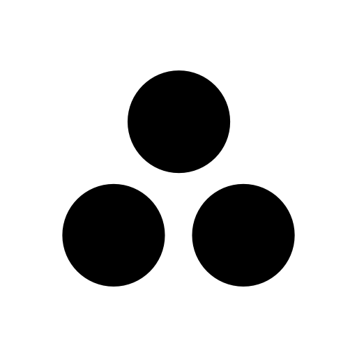 Peace flag center of three dots