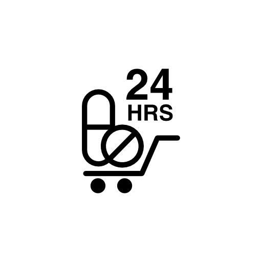 24 hours drugs delivery