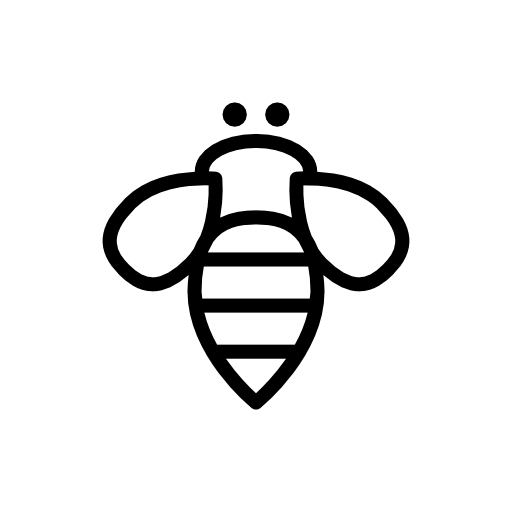 Bee insect outline
