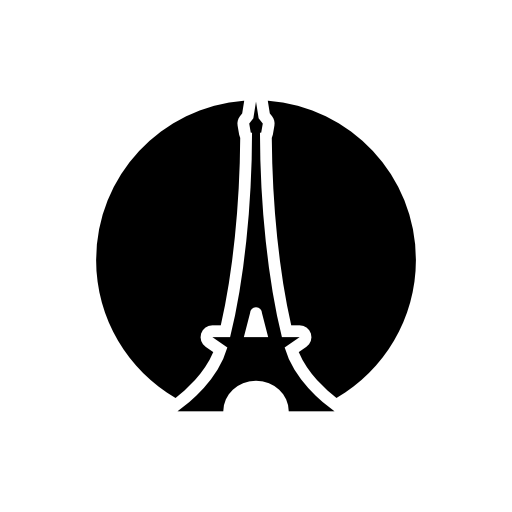 Eiffel tower in a circle