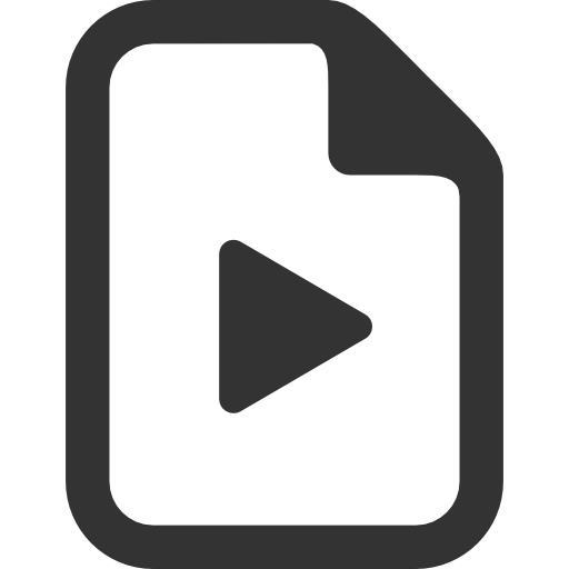 Video file with play button