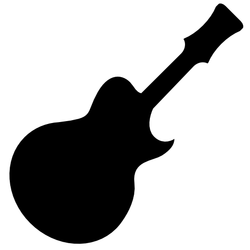 Guitar black shape