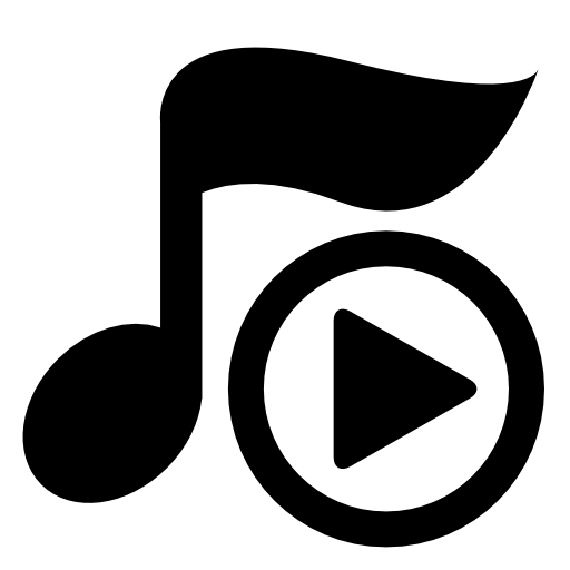 Play music player button