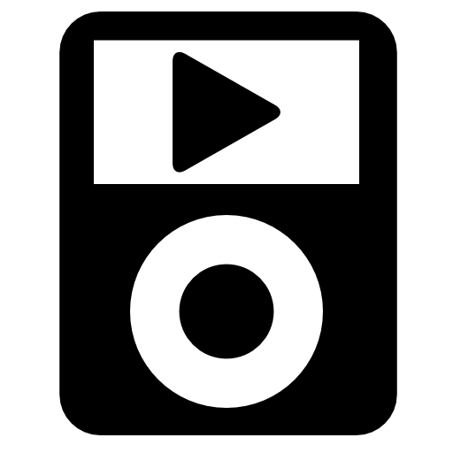 IPod classic with video play button