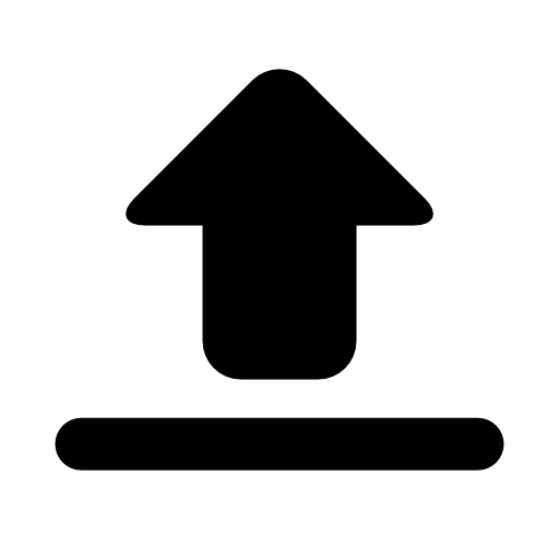 Arrow pointing up side for packings, logistics