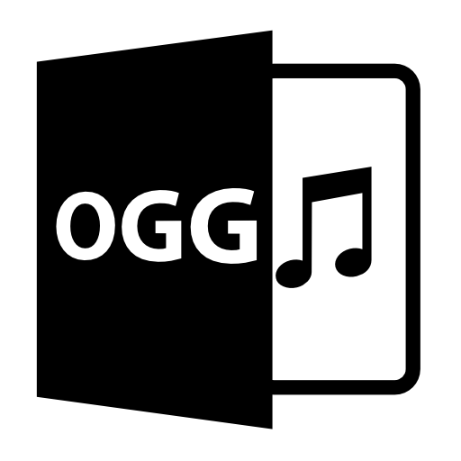 Ogg audio file format symbol