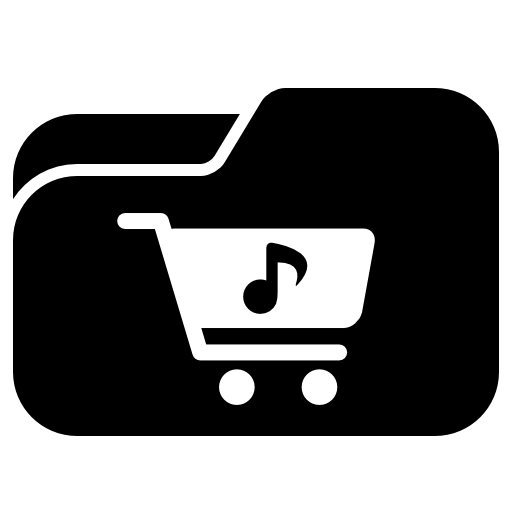Music folder of shopping cart