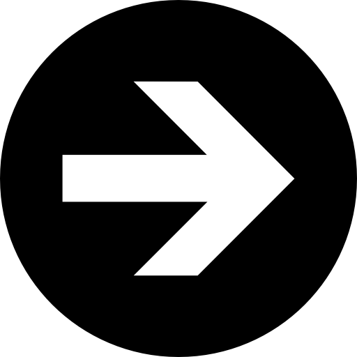 White arrow to the right with black background