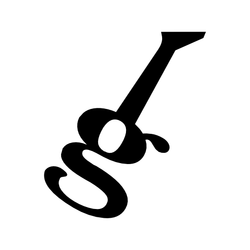 Guitar with initial G