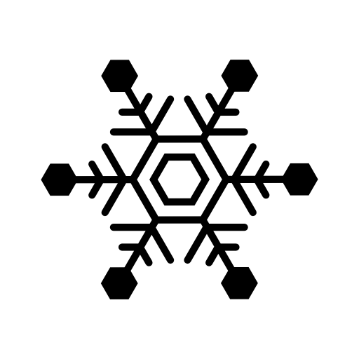 Snowflake with shape details