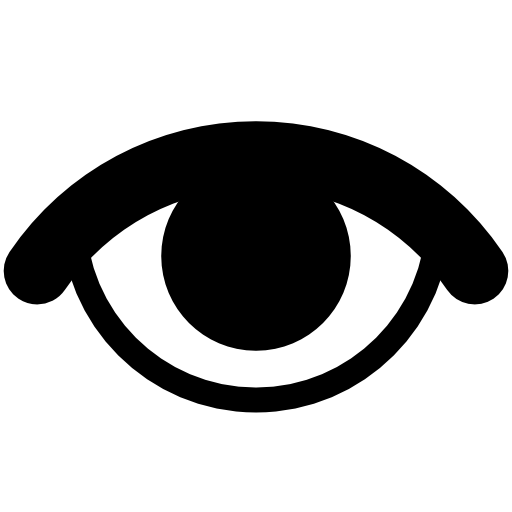 Eye representing visible