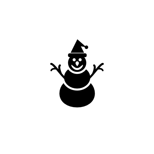 Snowman of christmas holidays