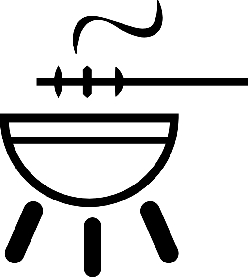 Cooking in a barbecue