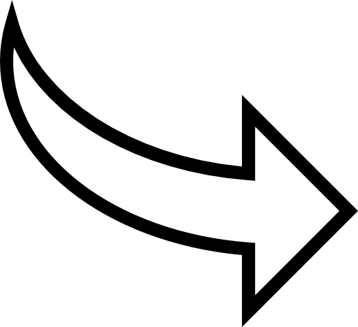 Arrow outline pointing to right