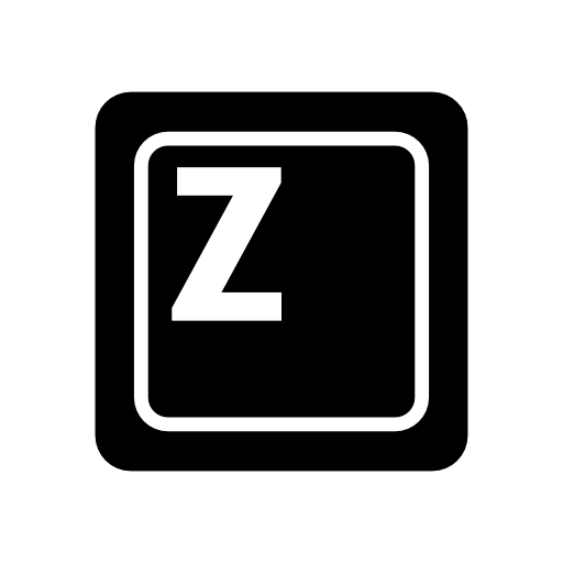 Key Z of a keyboard
