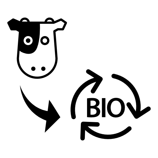 Cow waste to bio mass