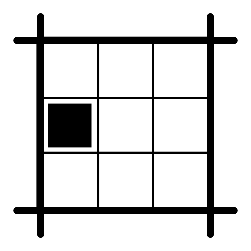 Layout west, symbology grid