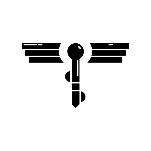 Key variant with wings