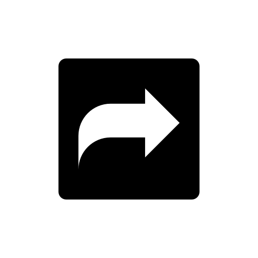 Reply arrow in a square