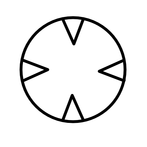 Pointer circle crosstree