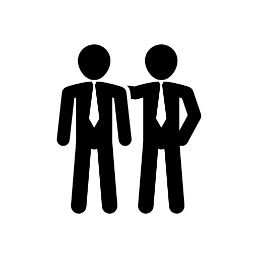 Men wearing business attire having communication