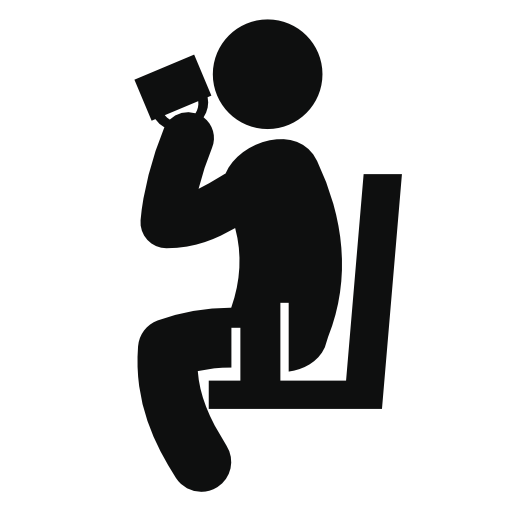 Person sitting drink