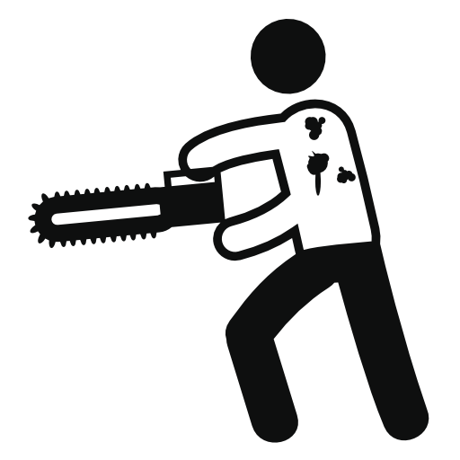 Man with a Chainsaw