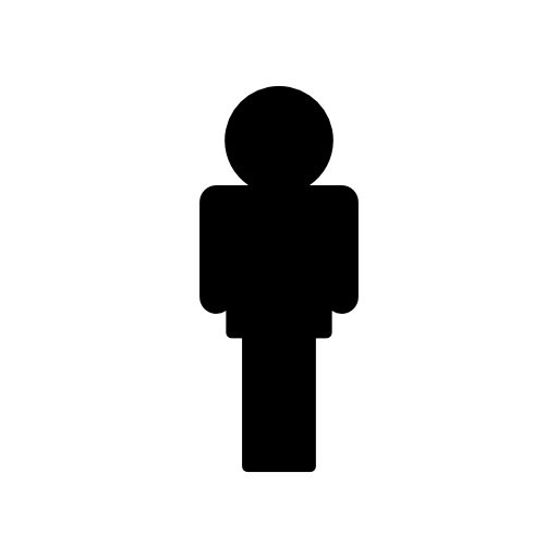 Male silhouette symbol