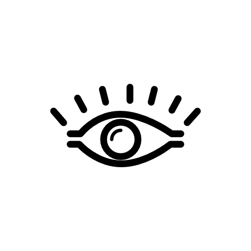 Human opened eye